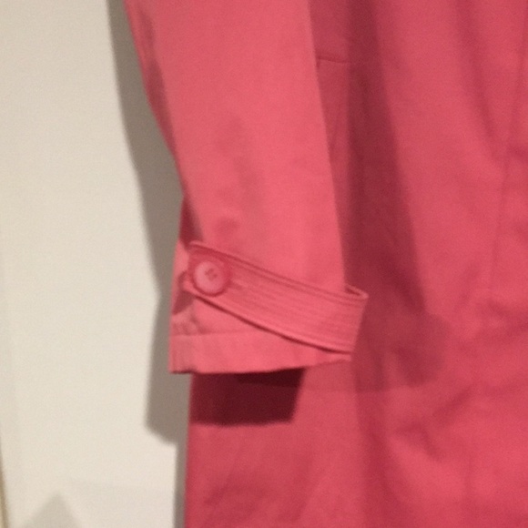 Esprit Pink mid length Trench Coat Size M - Picture 5 of 7